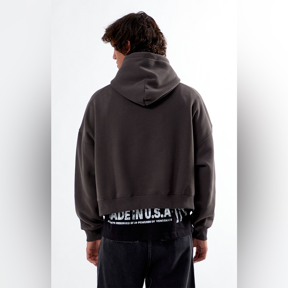 PacSun Dark Gray Artistic Hoodie - Picture 2 of 7
